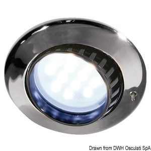 Batsystem Comet spotlight chromed ABS 9 LED switch