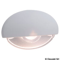 Steeplight white LED courtesy light white body