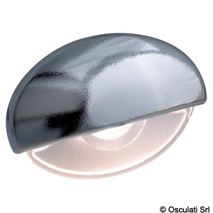 Steeplight white LED courtesy light chromed body