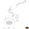 Recessed mounting led ceiling light 76,8 lumen - Max intensity CD 434 - Cut out mm 31 - CRI >80 - Power1.3W - Voltage								

								10-32VDC [L4416020]