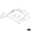 Recessed mounting led ceiling light - Colore White 3000K - Max intensity CD 113 - Cut out 55mm - CRI>80 - Body Color								

								White [L4474808]