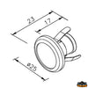 Recessed mounting led courtesy light - Power 0,2W - Voltage 10-32VDC - Light source 2835 SMD LED - ColorWarm white 3000K - Lumens								

								10 [L4474755]