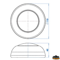 Flush mounting push on 16 led light - Volts 12 - Watt 1,5 - LEDs 16 - Lumen230 - K								

								4500 - Light color White - Ø 110mm - H 44mm [L4474165]