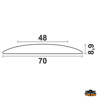 led ceilling lamp without recess blue color light - Mirror polished finish - Volts 12/24 - Watts 1.2 - Lumens13 - K								

								- [L4475058]