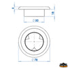 Recessed mounting led light without switch 3 led - Volts 12 - Watt 2,0 - LEDs 3 - Lumens45 - Light color								

								White [L4400158]