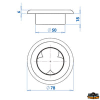 Recessed mounting led light without switch 3 led - Volts 12 - Watt 2,0 - LEDs 3 - Lumens45 - Light color								

								White [L4400158]