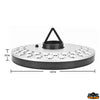 Battery operated light for bimini tops 48 led - Dimension mm Ø 140xH50 - N. LED 0,5W x 48 - Body color Chrome - Light color 6000K Cold white [L4474048]