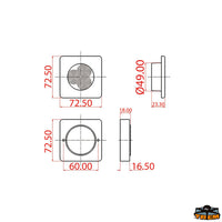 Led spotlight 3 led - Volts 12 - Watt 2,0 - LEDs 3 - Lumens45 - Light color								

								White [L4403358]