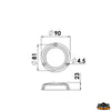 Watertight light with transparent plexiglass flush mounting 5 led - Volts 12 - Watt 2,0 - LEDs 5 - K6500 - Glass colour								

								White [L4418606]