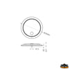 Recessless led ceiling light 168 lumen - Volts 12/24 - Watt 3,0 - Lumens 168 - K3050-3800 - LED corner								

								120° - LEDs 42 SMD LEDs [L4404609]