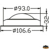Led surface-mounted ceiling light 20 led 0,2W with switch diameter 93 mm - External diameter 93 mm - Volts 12 - Watts 3.6 - LED20 [L4483554]