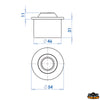 Adjustable led spotlight 1 led - Volts 12 - Watt 1,0 - LEDs 1 - Ø mm54 - H mm								

								31 - Light color White [L4400214]