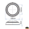 Recessless ceiling light diameter 137 mm - Ø mm 137 - Volts 12 - Watts 15.0 - SwitchYES - Bulb type								

								BA15D - Light color White [L4403175]