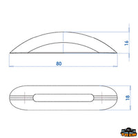 Recessless led courtesy light 5 led - Volts 12 - Watt 0,4 - LEDs 5 - Lumen30 - K								

								2900-3200 - 120° LED angle - Light color White [L4400181]