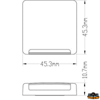 Led courtesy light 9 led - Volts 12 - Watt 1,0 - LEDs 9 - Light color Warm white - Model								

								Light downwards [L4412751]