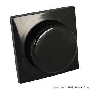 Rheostat 12/24 V for LED 24 W black