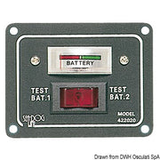 2-battery panel with tester analog