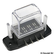 Watertight blade fuse holder deep lid 4 seats