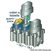 Fuse holder w/cover 10 A