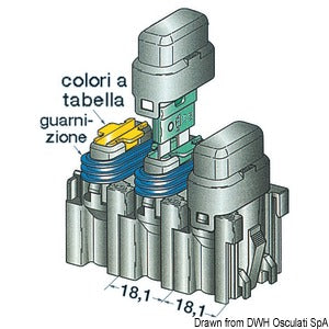 Fuse holder w/cover 15 A