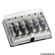 Glass fuse holder box