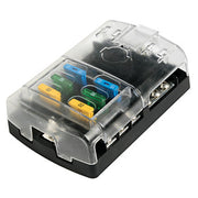 Polycarbonate fuse holder box 6 seats
