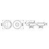 Watertight nylon lateral fairlead