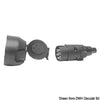 Socket and 7-pole plug for towing