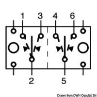 (ON)-OFF-(ON) switch 12 V