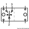 (ON)-OFF-(ON) switch N. 2 white bulbs 12 V