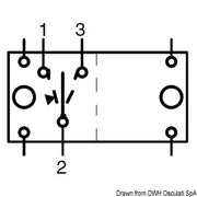 ON-OFF switch N. 2 white bulbs 12 V