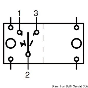 ON-OFF switch N. 2 white bulbs 12 V