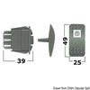 (ON)-OFF switch red LED 12 V