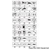 Toggle w/lighted symbols Ecosounder A