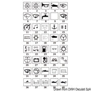 Toggle w/lighted symbols Flaps B