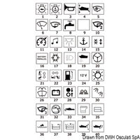 Toggle w/lighted symbols Empty A