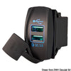 Dual USB quick charge plug