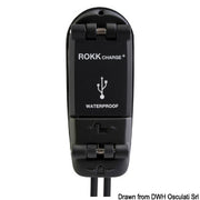 Dual USB-A socket watertight IPx6
