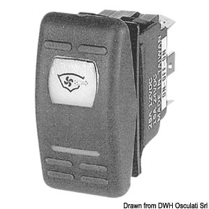 Marina R (ON)-OFF-(ON) switch f. gangways