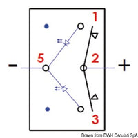 Marina R (ON)-OFF-(ON) switch f. gangways