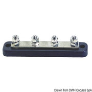 Bus-bar electric terminal board 4 x 6 mm