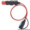 Optional standard cigarette lighter plug cable