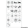 Rocker lighted symbols Cabin light