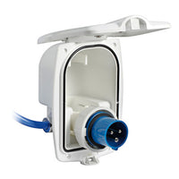 Power plug for deck connection, female 16 A