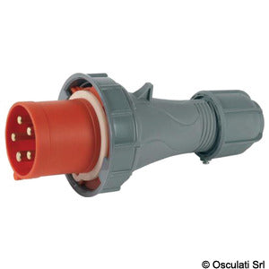 Power plug for deck connection, male 5-poles 63 A