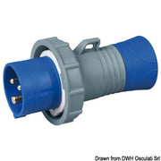 Standard power plug 3-wire male IP67 16A