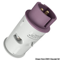2-pole plug with screw terminals 12/24V 16A