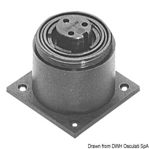 Bulgin 2-pole external socket, female contacts
