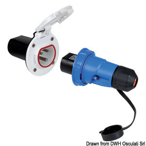 Cruiser 3P socket 16 A 230 V