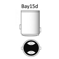 BAY15D LED bulb, offset pins for navigation lights